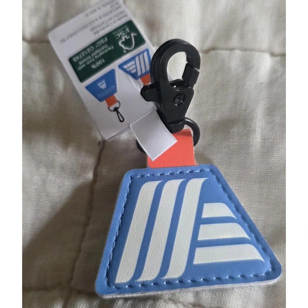 Aldi Keychain Quarter Holder Unisex OS Blue New Logo‎ Shopping Cart Accessory